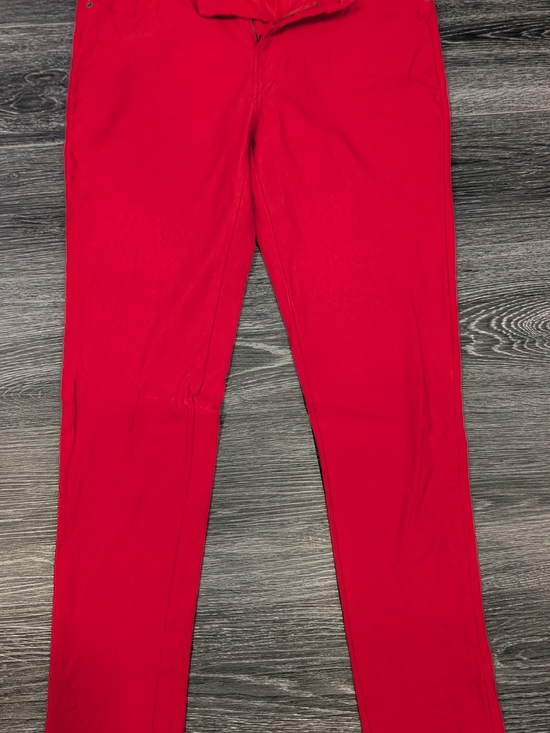 Rouge Collection Denim - Women’s Red Jeggings – Stretch Pull-On Slim Fit